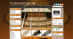Desktop Screenshot of guitarstrenge.dk